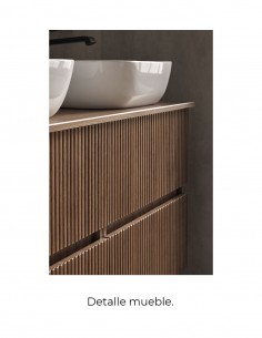 Mueble baño moderno sobre encimera modelo Etna de Sanchís nórdico 2