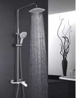 Columna ducha vista monomando cromo/blanco - Cassio de GME