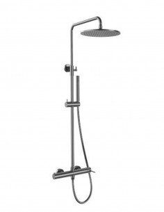 Columna ducha vista monomando titanio modelo Round de GME ambiente 2