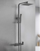 Columna ducha vista negra modelo Inverter C de GME ambiente