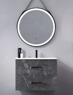 Mueble de baño 2 cajones suspendido modelo TEDI decapé 2