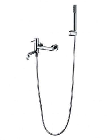 Kit grifería bañera y ducha cromo modelo Monza de Imex