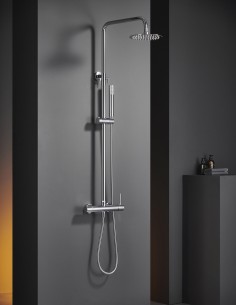 Barra de ducha monomando cromo modelo Monza de Imex ambiente