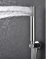 Conjunto de ducha termostático empotrado cromo modelo Monza ambiente