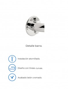 Barra de seguridad baño modelo AC-50 fija de PyP 2