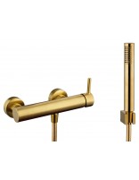 Grifo monomando para ducha acabado en oro modelo Sirio de GME