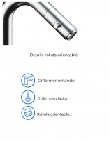 Grifería cromada para bidé - IO'S 5 de GME