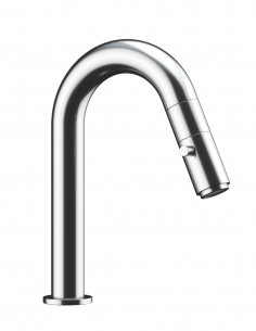 Grifería cromada para lavabo bajo modelo Io's de GME