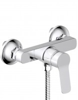 Kit grifería cromada para ducha modelo Rhio de GME