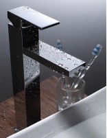 Grifo monomando cromo para lavabo modelo Orion de GME ambiente