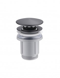 Válvula desagüe PVC black gun metal Imex