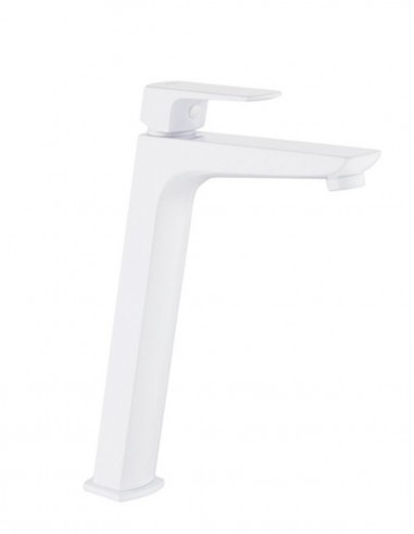 Grifo alto en latón blanco o negro para lavabo - Marriot de GME