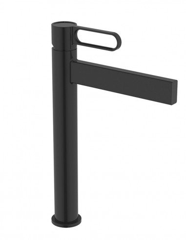 Grifo negro con aireador cascada para lavabo alto modelo Dior de GME