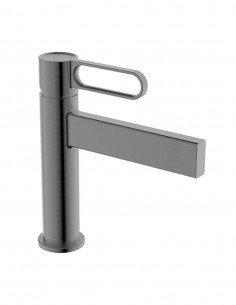 Grifo titanio con aireador cascada para lavabo modelo Dior de GME