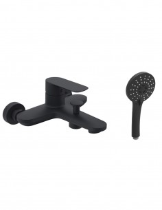 Grifo negro clásico para bañera modelo Cassio de GME conjunto
