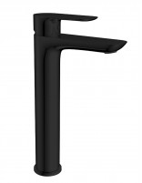 Grifo negro clásico para lavabo alto modelo Cassio de GME