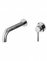 Grifo empotrable acabado en cromo para lavabo modelo Sirio de GME