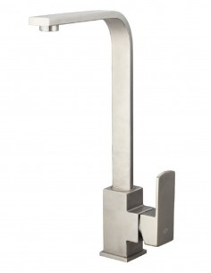 Grifo cocina plano monomando acero modelo Quadra de GME ambiente 2