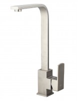 Grifo cocina plano monomando acero modelo Quadra de GME