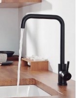 Grifo cocina negro con caño giratorio - Noah de GME