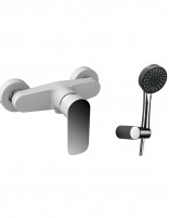 Grifo blanco/cromado clásico para ducha - Cassio de GME