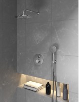 Ducha empotrada termostática cromo modelo Round de GME