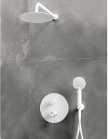 Ducha empotrada monomando blanco modelo Siro de GME