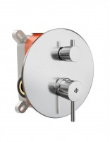 Ducha empotrada monomando cromo modelo Sirio de GME