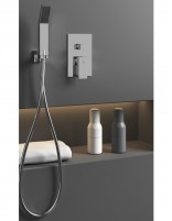 Kit ducha empotrada monomando cromo modelo Orion GME detalle