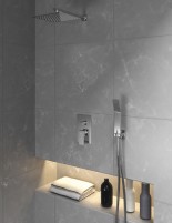 Kit ducha empotrada monomando cromo modelo Orion GME