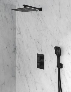 Kit ducha empotrada monomando negro o blanco - Orion de GME