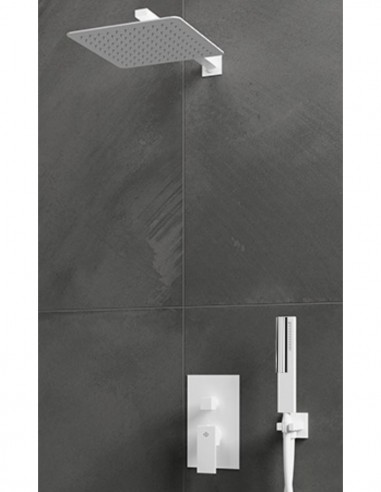 Kit ducha empotrada monomando negro o blanco - Orion de GME