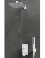 Kit ducha empotrada monomando negro o blanco - Orion de GME