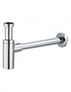 Sifón lavabo cromo delux de Aquassent