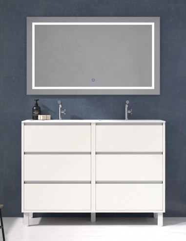 Mueble 6 cajones modelo lavabo doble seno incluido VERSO