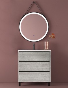 Mueble 3 cajones con detalles negros - VERSO 2