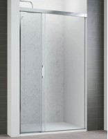 Mampara ducha fijo y correderas abierta