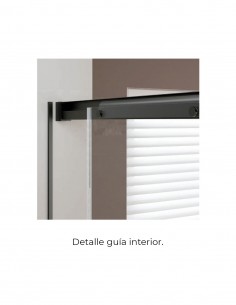 Mampara ducha fijo y correderas + lateral fijo negra modelo Miño de Bathplus 2
