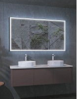 Espejo negro baño Suiza