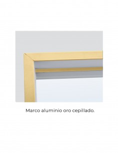 Espejo dorado con sensor oculto modelo ABILITY de LED Imex 2