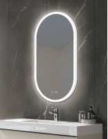 Espejo ovalado marco iluminado modelo CANADÁ de LED Imex