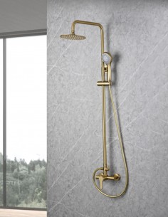 Columna ducha Imex oro - oro rosa ROMA monomando