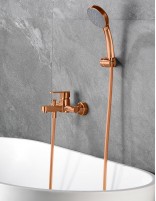 Grifo para bañera y ducha oro rosa modelo ROMA de Imex