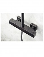 Imex ART termostática black gun metal detalle