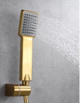 Imex ART grifo de bañera y ducha oro cepillado teleducha