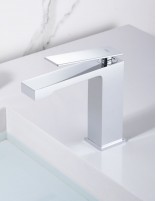 Grifo de lavabo cuadrado modelo Pisa de Imex