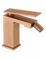 Grifo bidé cuadrado oro rosa