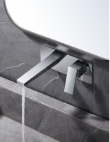 Grifo de lavabo empotrado cuadrado modelo Pisa de Imex