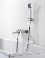 Grifo de bañera y ducha cuadrado modelo Pisa de Imex