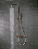 Columna de ducha termostática oro rosa Nápoles de Imex
